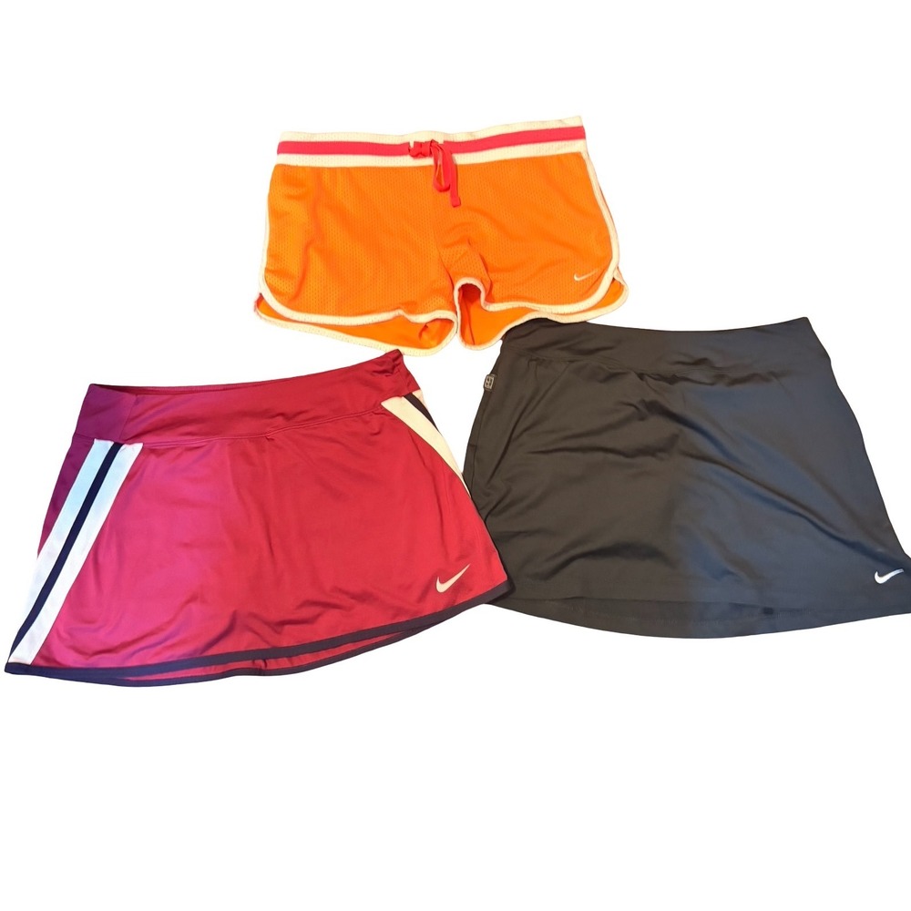 Nike Athletic Skorts and Shorts Bundle Womens Medium Multi-Color 3pk